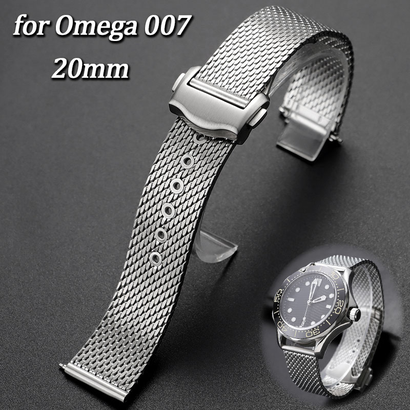 20mm Stainless Steel Mesh Watc - Omega Watch Seamaster 评论和价格