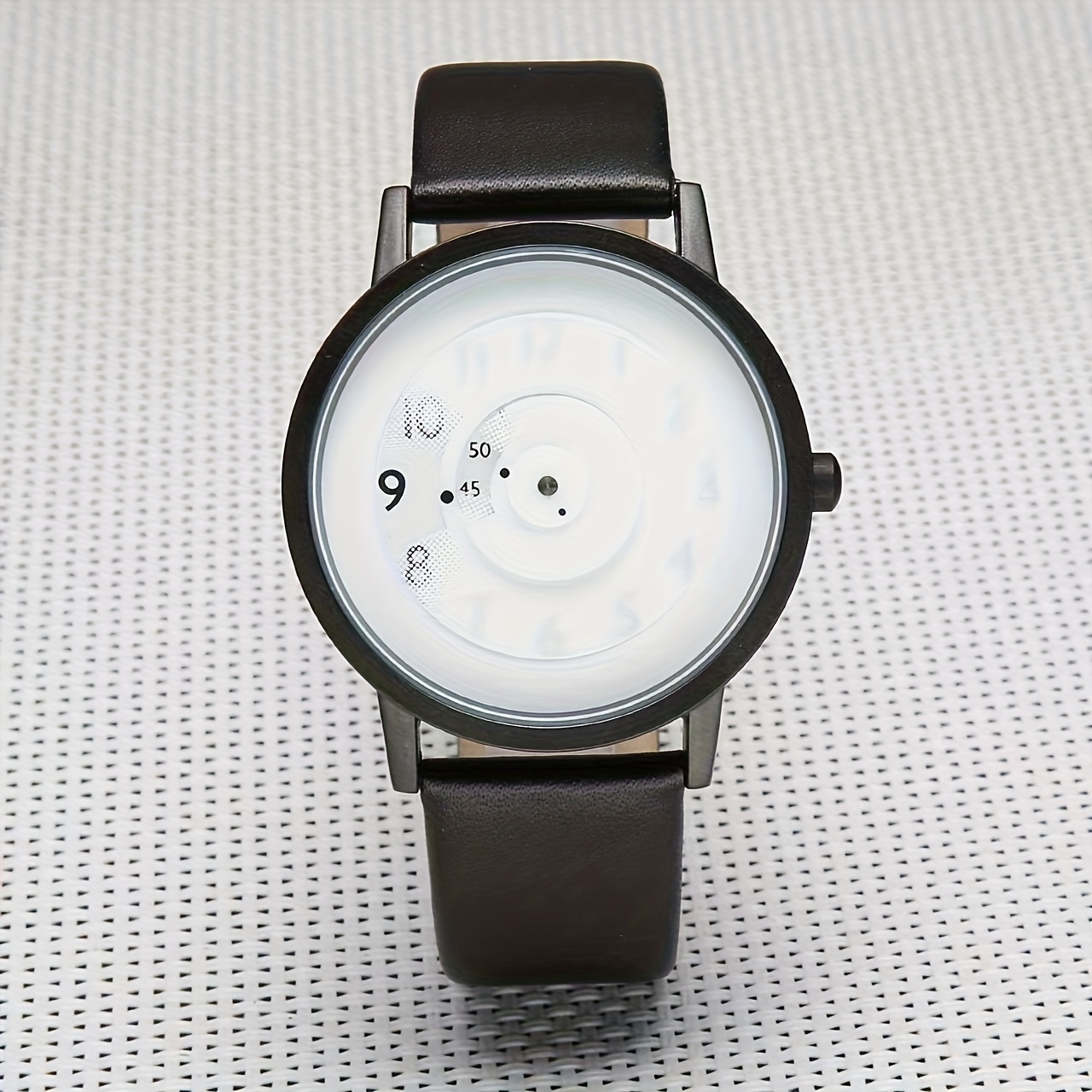 1pcBlack Technology Korean Edi - Canvas Strap Watch 评论和价格