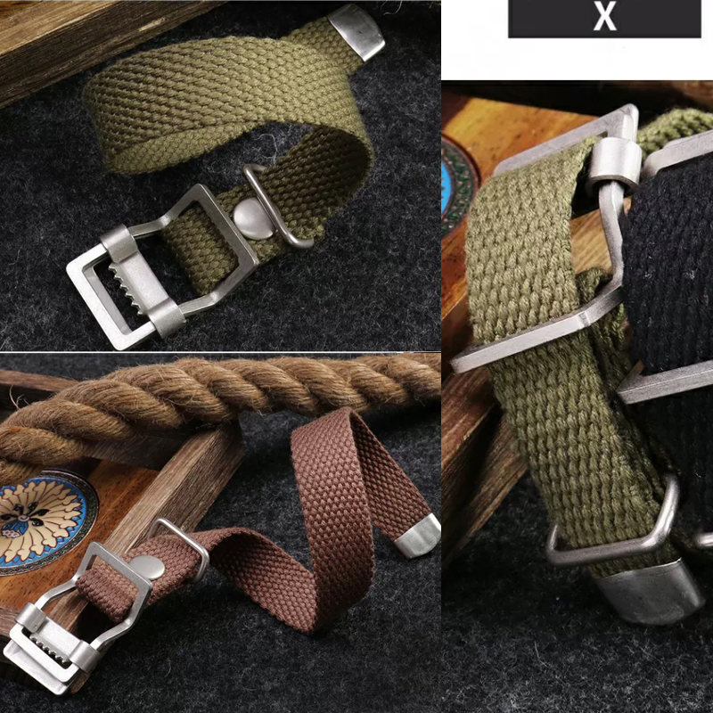 20mm 22mm 19mm 21mm High quali - Canvas Strap Watch 评论和价格