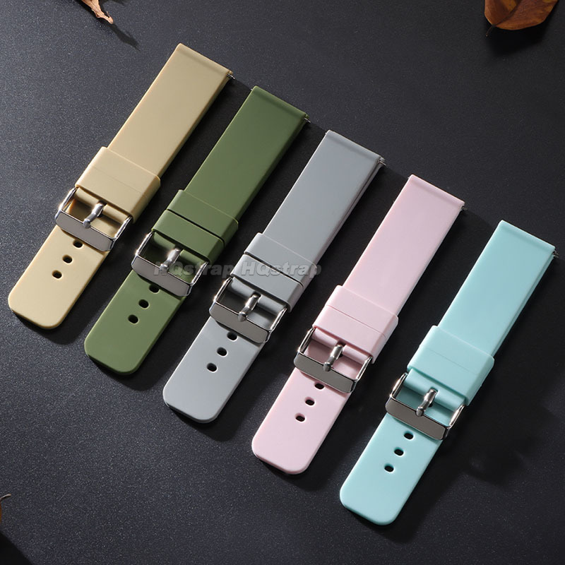 Silicone Strap 12mm 14mm 16mm  - Canvas Strap Watch 评论和价格