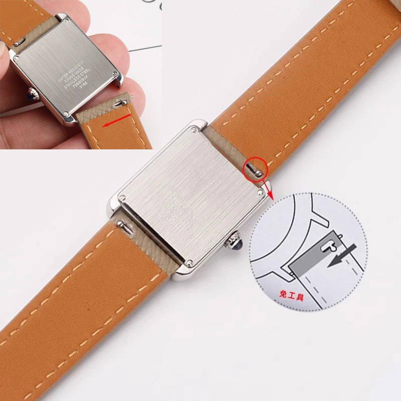 Watch Strap For Cartier Santos - Cartier Watch Santos 评论和价格
