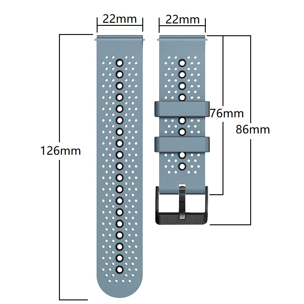 22mm Strap For HONOR Watch 6 S - Silicone Watch Band 22Mm 评论和价格