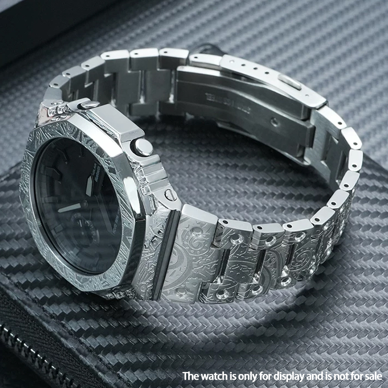 vintage paisley engraved stain - Casio Watch G-Shock Ga-2100 评论和价格