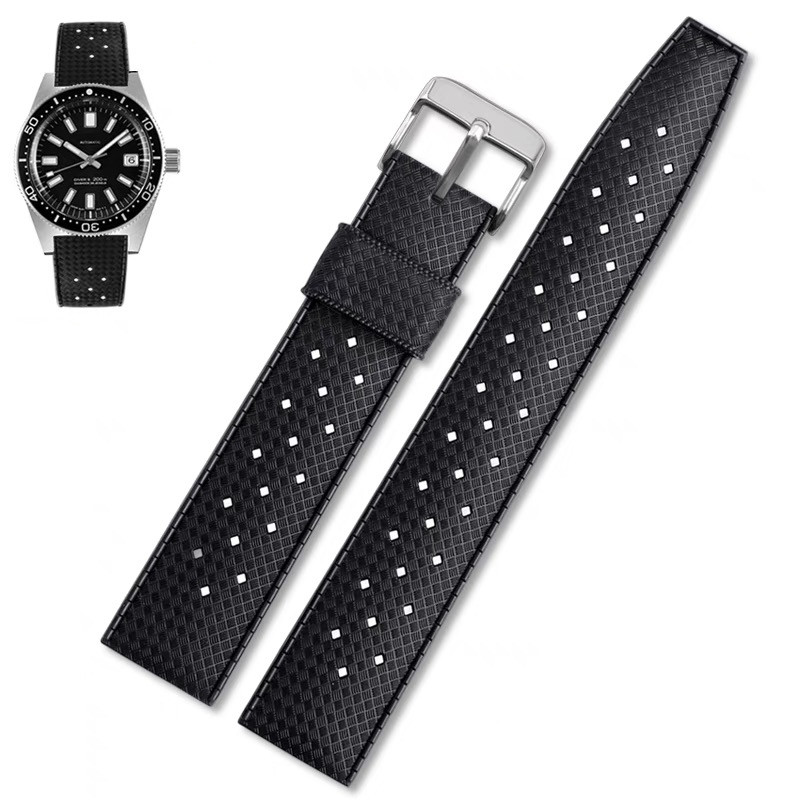 20mm 22mm Tropic Rubber Band f - Suede Strap Watch 评论和价格