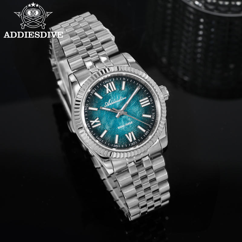 ADDIESDIVE Elegant Watch for W - Stainless Bracelet Diver 评论和价格