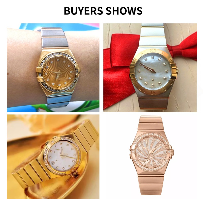 Stainless Steel watch strap fo - Omega Watch Constellation 评论和价格