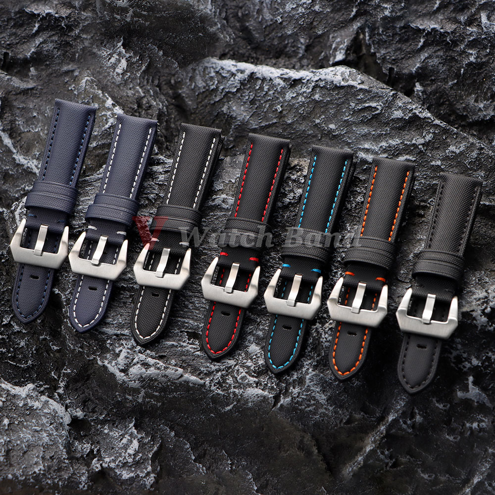 Sailcloth Nylon Watch Strap 20 - Canvas Strap Watch 评论和价格