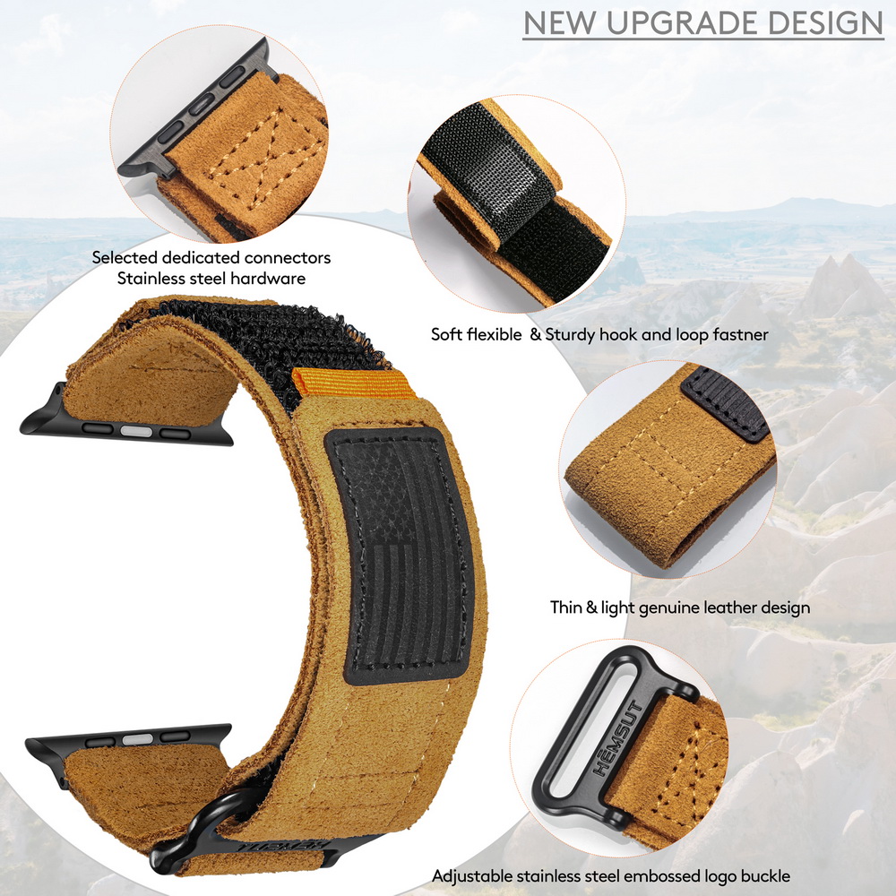 For Apple Se10 Watch Band 42 4 - Suede Strap Watch 评论和价格