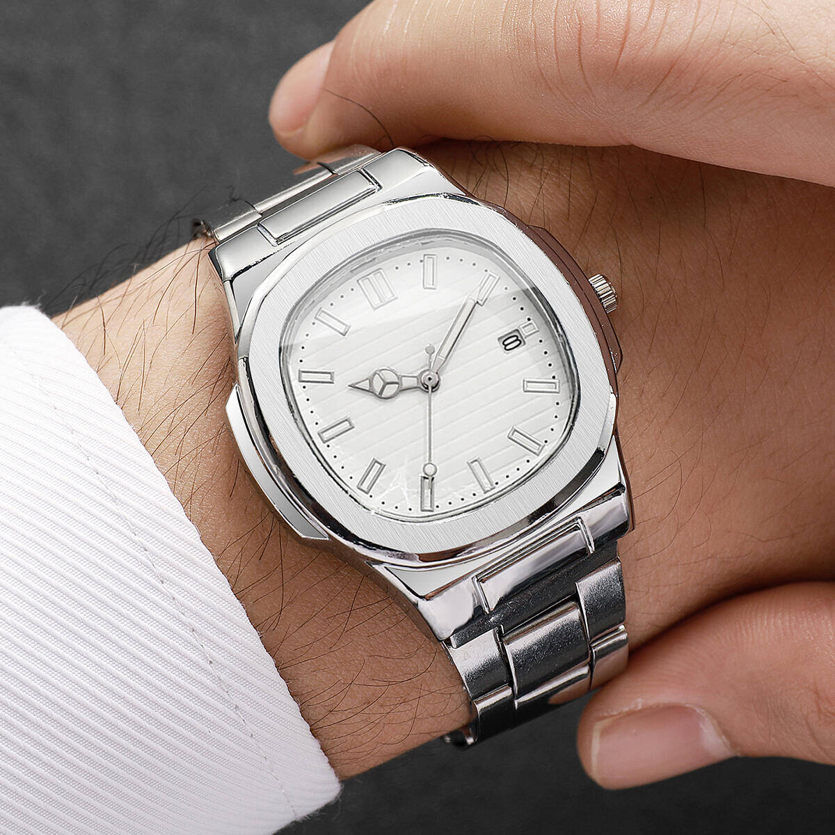 Fashion Square Men Business Wa - Patek Philippe Watch Nautilus 评论和价格